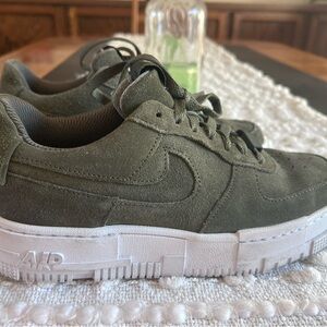 Nike Olive Green Athletic Shoes